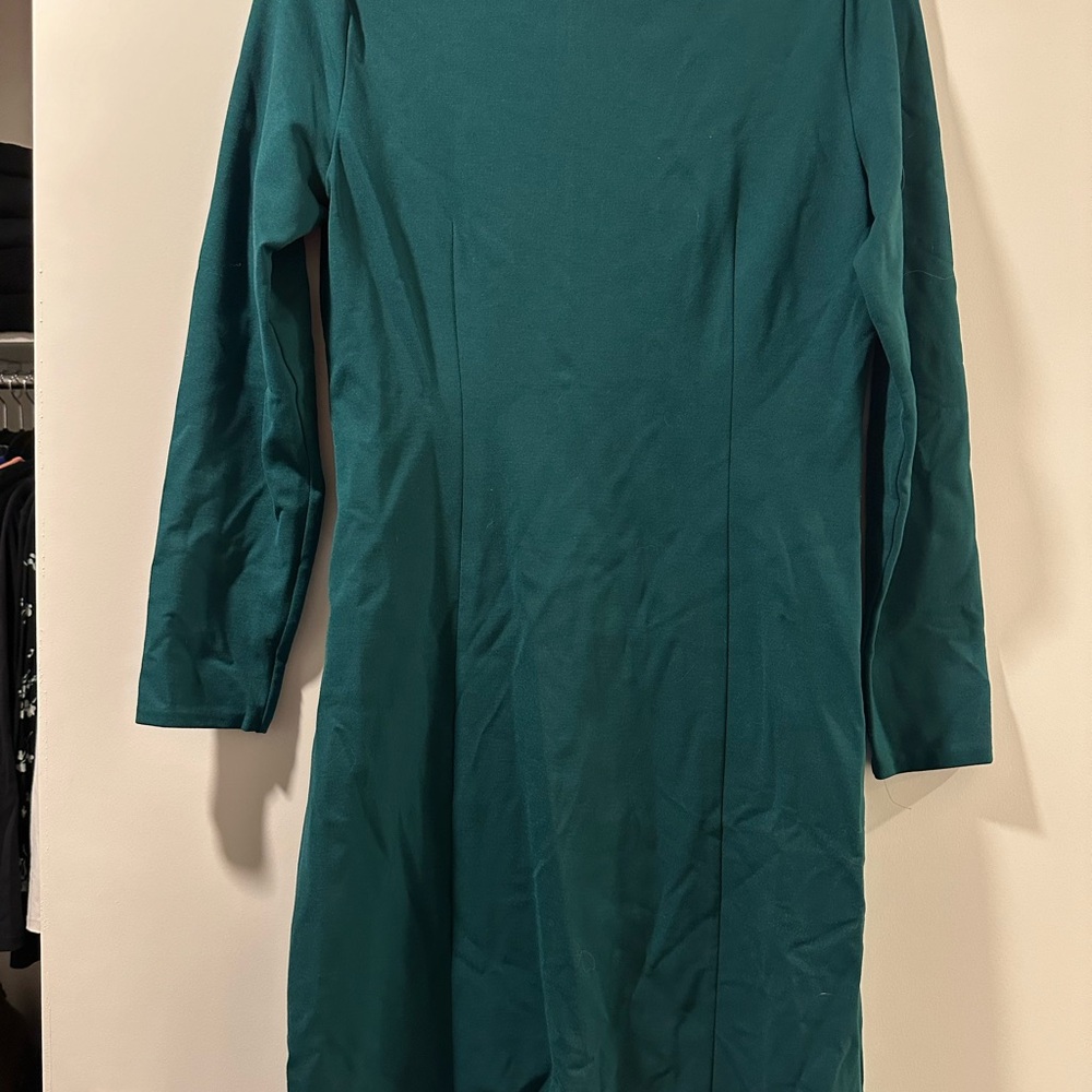 Green Long Sleeve Dress